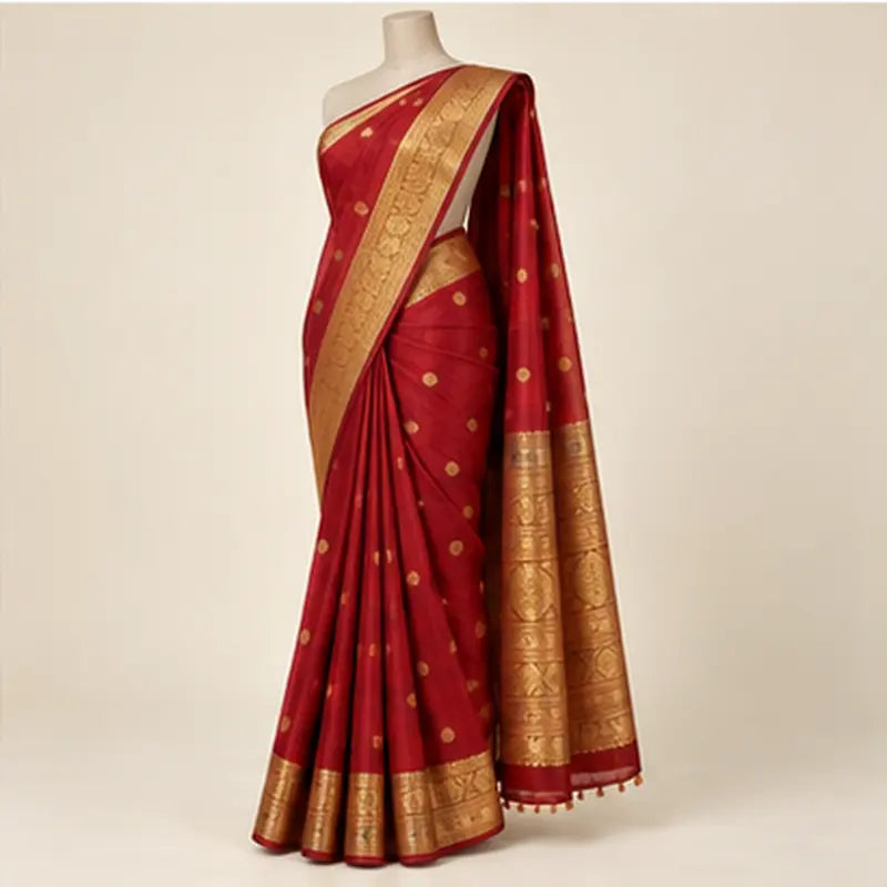 Silk Saree 01 – silk 01 02 three quarter