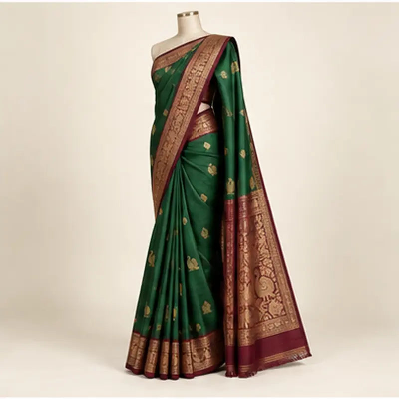 Silk Saree 03 – silk 03 02 three quarter