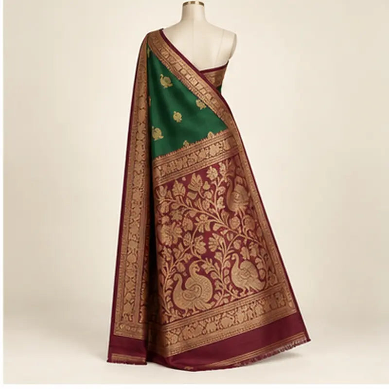 Silk Saree 03 – silk 03 04 back pallu