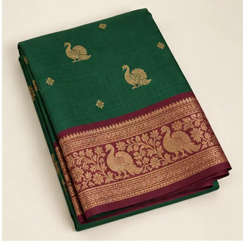 Silk Saree 03 – silk 03 07 folded flat lay