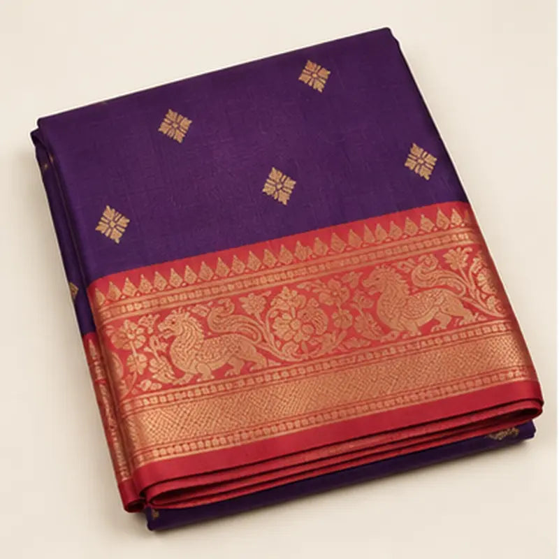 Silk Saree 04 – silk 04 07 folded flat lay