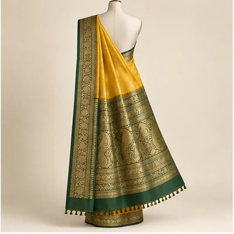 Silk Saree 07 – silk 07 04 back pallu