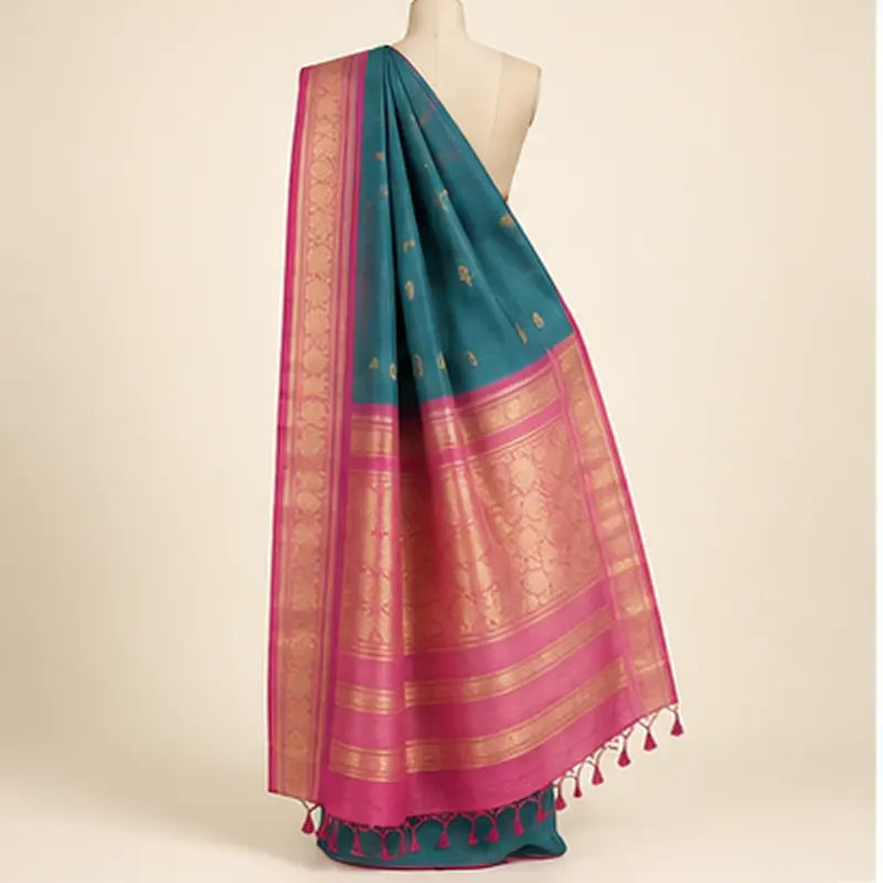 Soft Silk Saree 01 – soft silk 01 04 back pallu