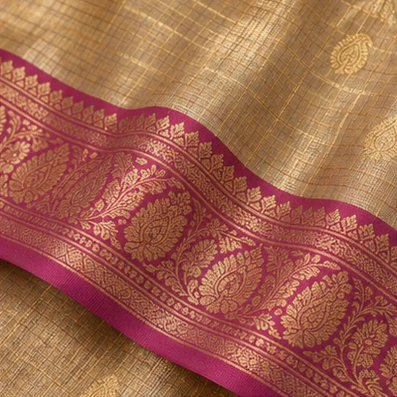 Tissue Saree 01 – tissue 01 05 border detail