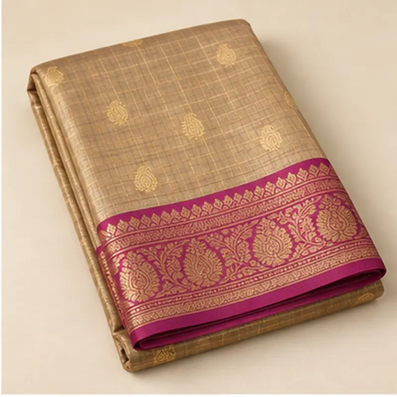 Tissue Saree 01 – tissue 01 07 folded flat lay