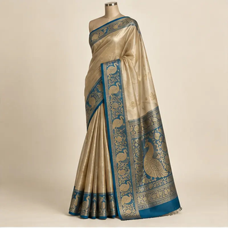 Tissue Saree 04 – tissue 04 02 three quarter