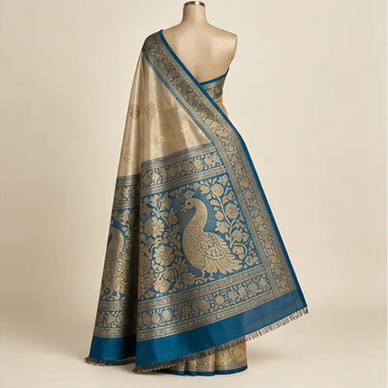 Tissue Saree 04 – tissue 04 04 back pallu